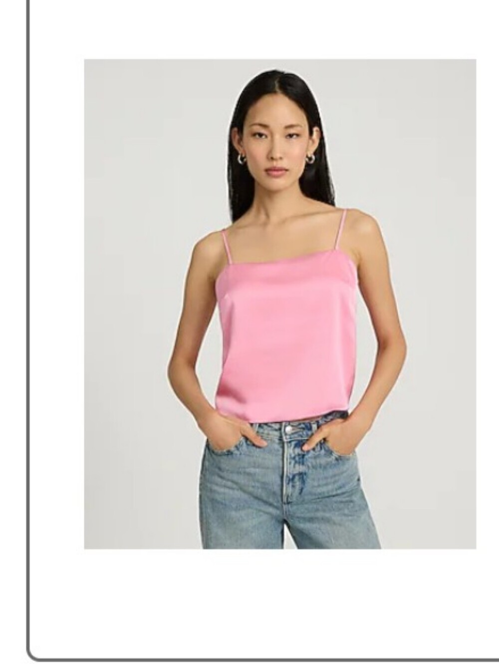Satin express top PiNk